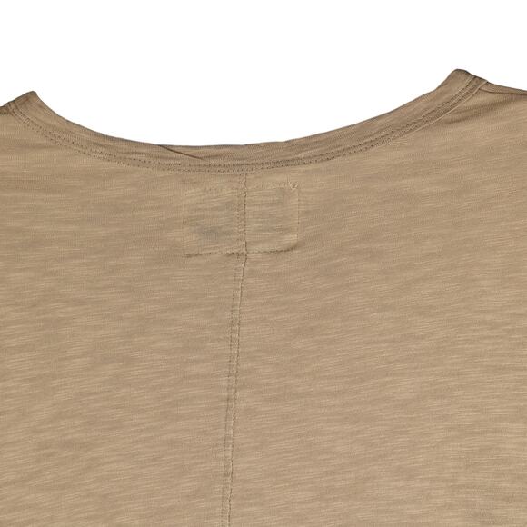 WCSP Mens Brown Tan Knit Short Sleeve Tee XL - Picture 4 of 6